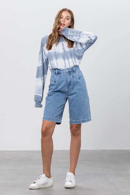 Always Need You Denim Mom Shorts