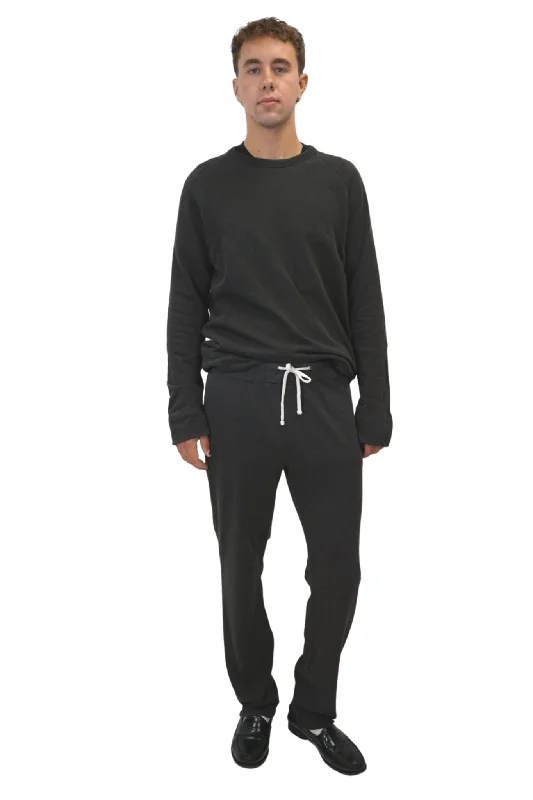 French Terry Sweatpant in Carbon Pigment