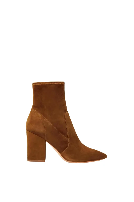 Isla Slim Ankle Bootie in Brown