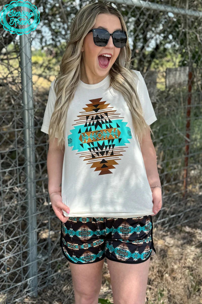 PLUS Sterling Kreek The Sandy Aztec Tee