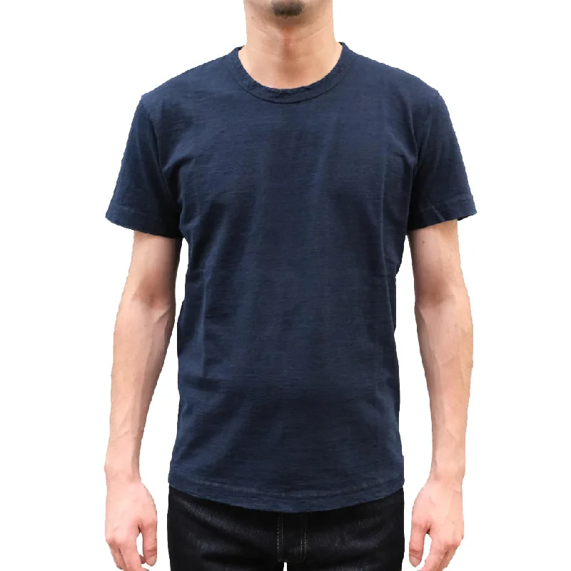 Pure Blue Japan Double Natural Indigo Dyed Tee