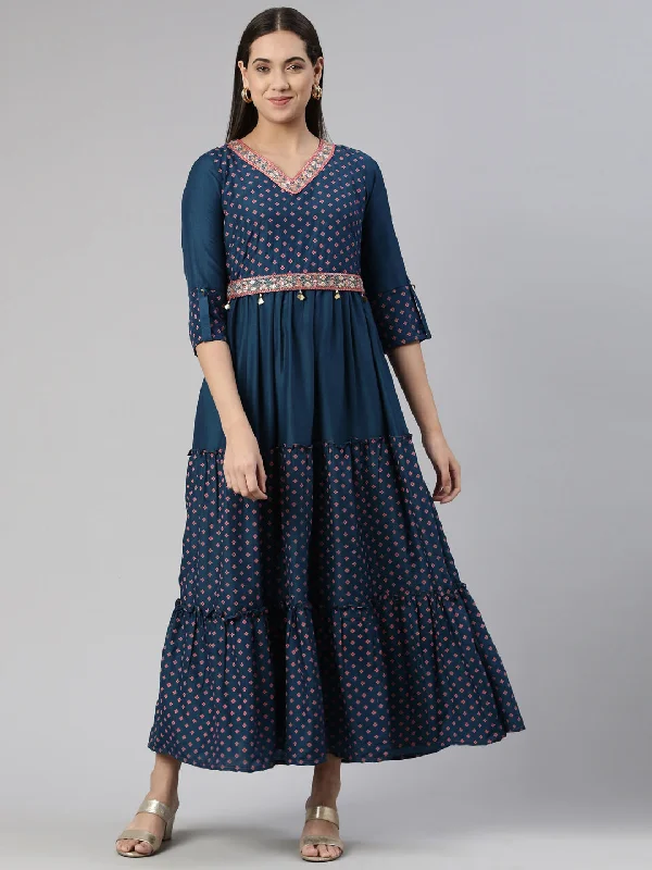 Neeru's Ethnic Motifs Ethnic Maxi Dress