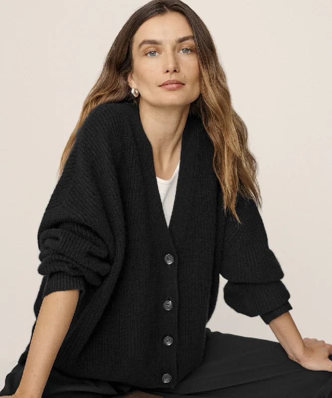 Jenni Kayne - Cashmere Cocoon Cardigan in Black