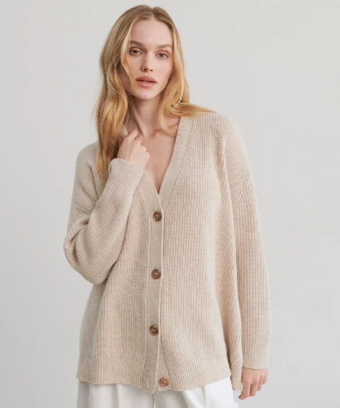 Jenni Kayne - Cashmere Cocoon Cardigan in Oatmeal